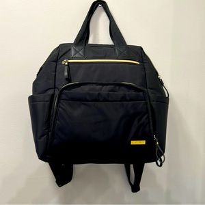 SkipHop Mainframe diaper bag in black